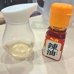 麺屋 えぐち - お酢・ラー油