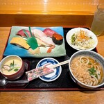 石松すし - 料理写真:松ランチ（うどん）　2,450円