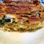 田傳 - 美味しいたれが御飯全体にしみわたります。味醂を何層も重ねた香ばしい味わい。