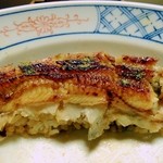 田傳 - 最後の一切れは、山椒を振ってみました。