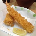 ロマンシング とんかつキッチン たぐ - エビフライ170円とポテトコロッケ100円