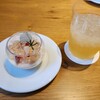 RANMEISYA SWEETS FACTORY - 桃のヴェリーヌ、アップルジュース