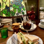 くろんぼ - 【モーニング】たまごトースト650円（＋50円アイス珈琲）