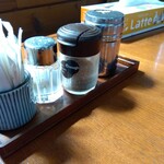 らーめん 蘭 - 卓上調味料