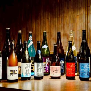 道産酒を中心に40種類以上の地酒！飲み比べセットもご用意！