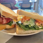 カフェ・マスミヤ - ランチメニューのハーフ＆ハーフセット