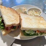 カフェ・マスミヤ - ランチメニューのハーフ＆ハーフセット