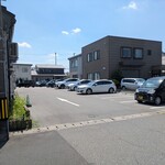 鰹そば田ヶ久保 - 裏の第2駐車場