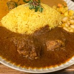 スパイス食堂 ニッキ - チキンマサラ(辛さはMAXの4)