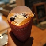 ル・クール クレピエ - レアチーズとブルーベリー