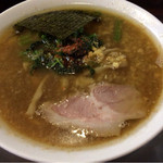 ラーメン ヤスオ - ラうどん（太麺） 130グラム　アブラ多め 700円