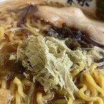 利尻らーめん味楽 - トッピングのとろろ昆布