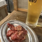 寝屋川焼肉センター - カルピとギリhappy hourの生中