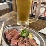 寝屋川焼肉センター - happy hourの生ビール大