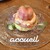 カフェ アクイーユ - 料理写真:ももとマスカルポーネの贅沢パンケーキ