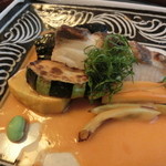 米倉 - 14.7月　目鯛と夏野菜の焼物