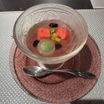 乳頭温泉郷 妙乃湯 - デザートはスイカとずんだ餅