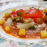 ドゥ・ラパン - 金目鯛のガスパチョ　お魚の前菜