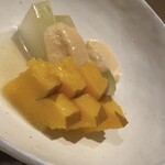 おけいすし - カボチャと瓜　冷えてて美味しかった