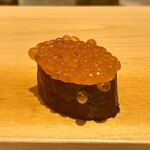 鮨 はしもと - 新イクラ　小粒で柔らか