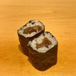 鮨 はしもと - 干瓢巻き　酢飯との相性が素晴らしい甘めの干瓢