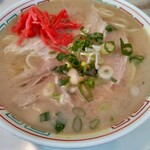 光華園 - 紅しょうがをトッピング