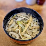 元祖田舎っぺうどん - 塩きのこ汁