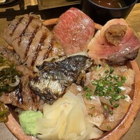 焼うお いし川 名古屋 - お任せあぶり丼