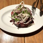 Bacco - 胴長…じゃなくてコシナガマグロ、ビーツの色がキレイ