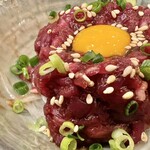 博多もつ鍋おおやま - 熊本直送 馬ユッケ