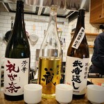 球磨焼酎バル めからうろこ - 焼酎３点セット