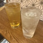 菱田屋酒場 - カルダモンサワーとジャスミンハイ