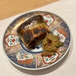 和 のぎ - 秋刀魚の肝醤油焼き