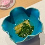 和 のぎ - 焼き茄子とモロヘイヤのお浸し