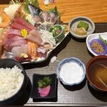 たか瀬 - 上刺身定食(刺身15品目),魚と貝料理たか瀬(TMGP撮影)