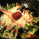 久兵衛 - うめあっさりぶっかけうどん６１０円 サッパリだけど･･。