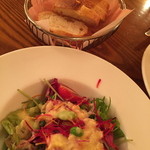 イル ポネンティーノ - ランチのコースA。トウモロコシソース、美味しかったです。