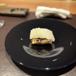 イル アオヤマ - 太刀魚と山芋。美しいです　全ての料理に安定感を感じます。