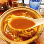 鯱市 - スープは見ての通りですが、とろみは少な目です。