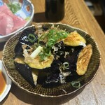 菱田屋酒場 - 揚げ茄子ポン酢