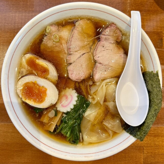 自家製手打ち中華そば もり中 - 陸前落合（ラーメン）の写真