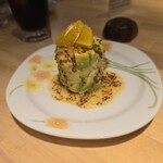 カジュアルフレンチBar 7FUKU - アボカドと貝柱のタルタル