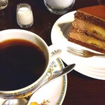 コーヒースクエア・ドゥ - フレンチブレンド(￥550)、チョコバナナ(￥650)