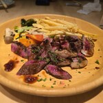 カジュアルフレンチBar 7FUKU - 黒毛和牛のステーキ