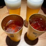 鶏次 - ウーロン茶で休憩❤︎