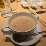 カジュアルフレンチBar 7FUKU - ズワイガニと大根のスープ