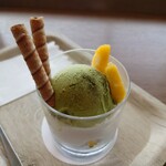ハーバーズダブル - ぐり茶のミニパルフェ　550円