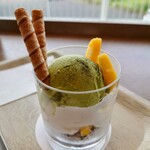 ハーバーズダブル - ぐり茶のミニパルフェ　550円