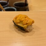 鮨 やすみつ - 馬糞雲丹と紫雲丹