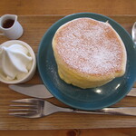 mito cafe - パンケーキセット（上から）